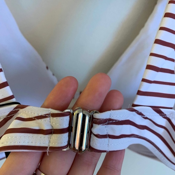 NWT Striped High-waisted Bikini - Picture 3 of 5